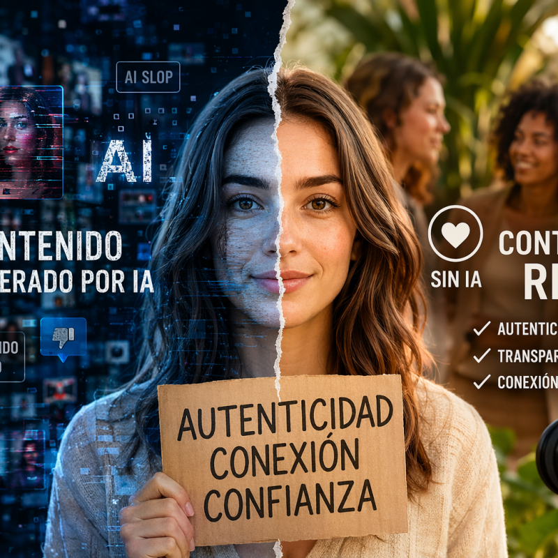 Saturación de IA: Marcas Prefieren Autenticidad